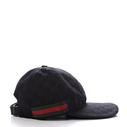 Gucci Monogram Web Baseball Hat M Black 6 of 8