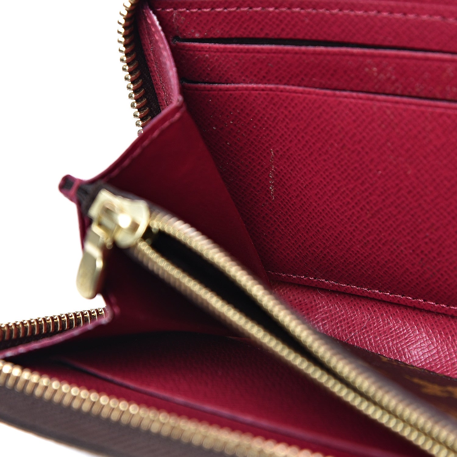 Louis Vuitton Monogram Clemence Wallet Fuchsia 14 of 16