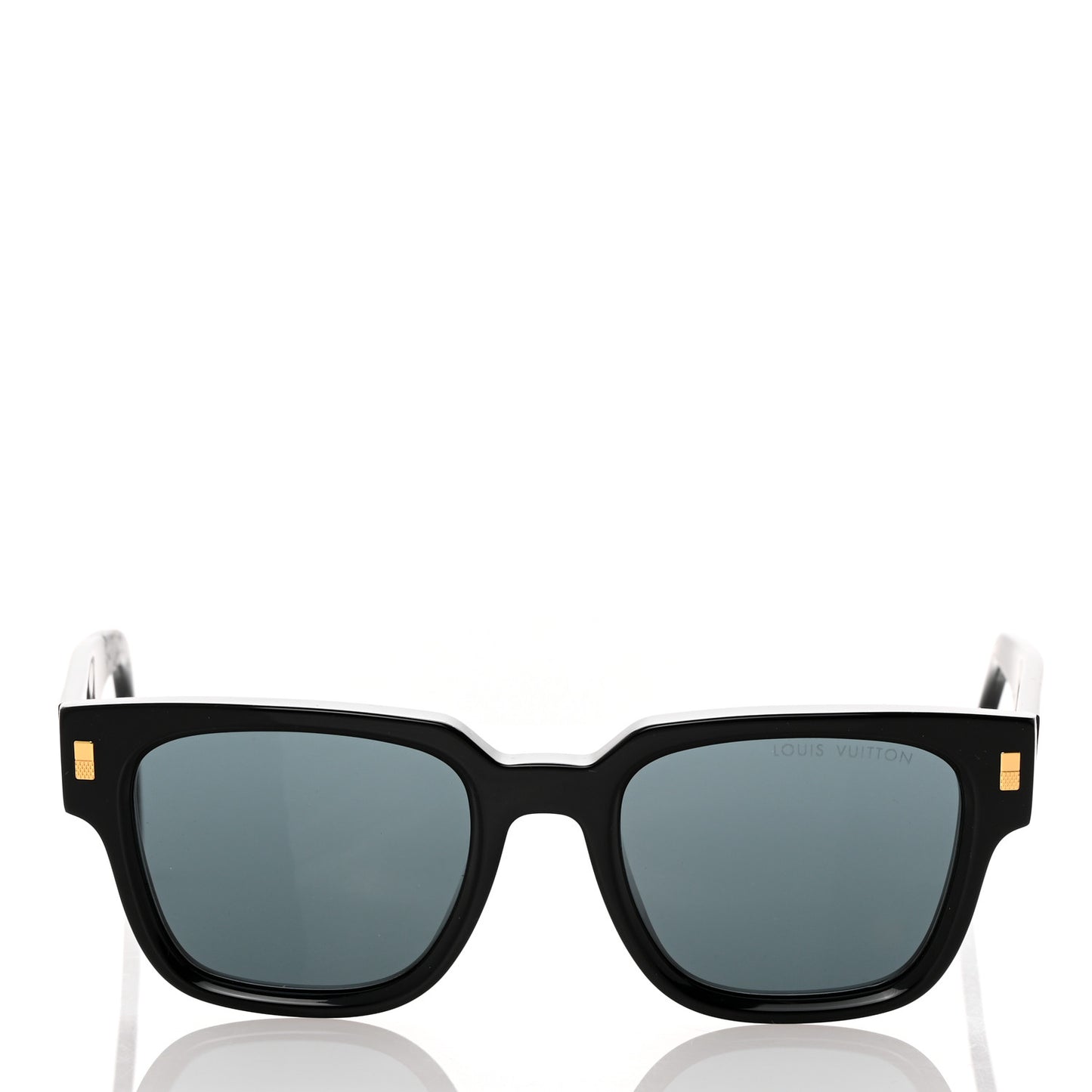Acetate Escape Square Sunglasses Z1496E Black