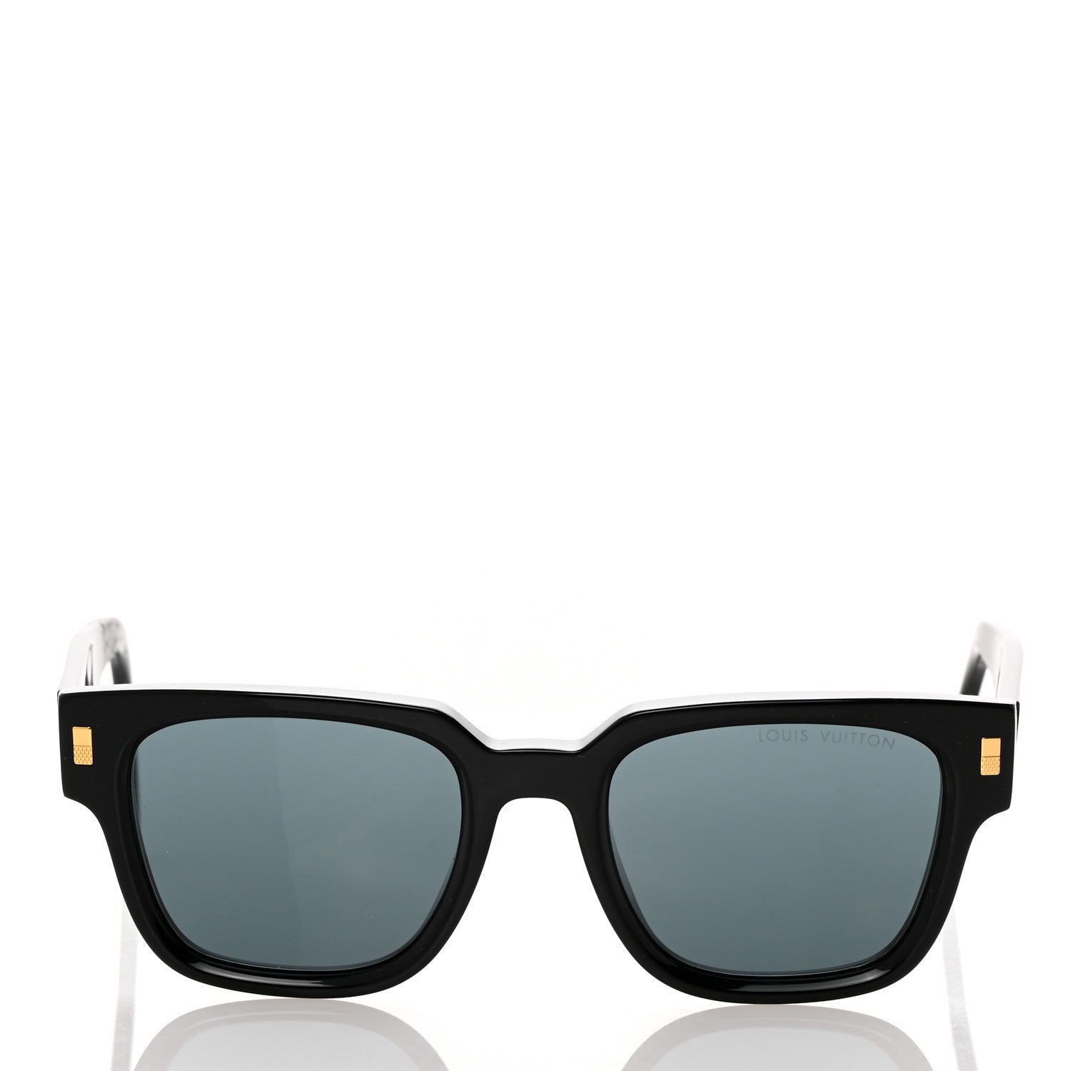 Louis Vuitton Acetate Escape Square Sunglasses Z1496E Black 2 of 9