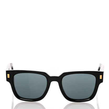 Louis Vuitton Acetate Escape Square Sunglasses Z1496E Black 2 of 9