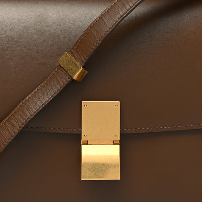 Celine Box Calfskin Medium Classic Box Flap Bag Camel 8 of 11