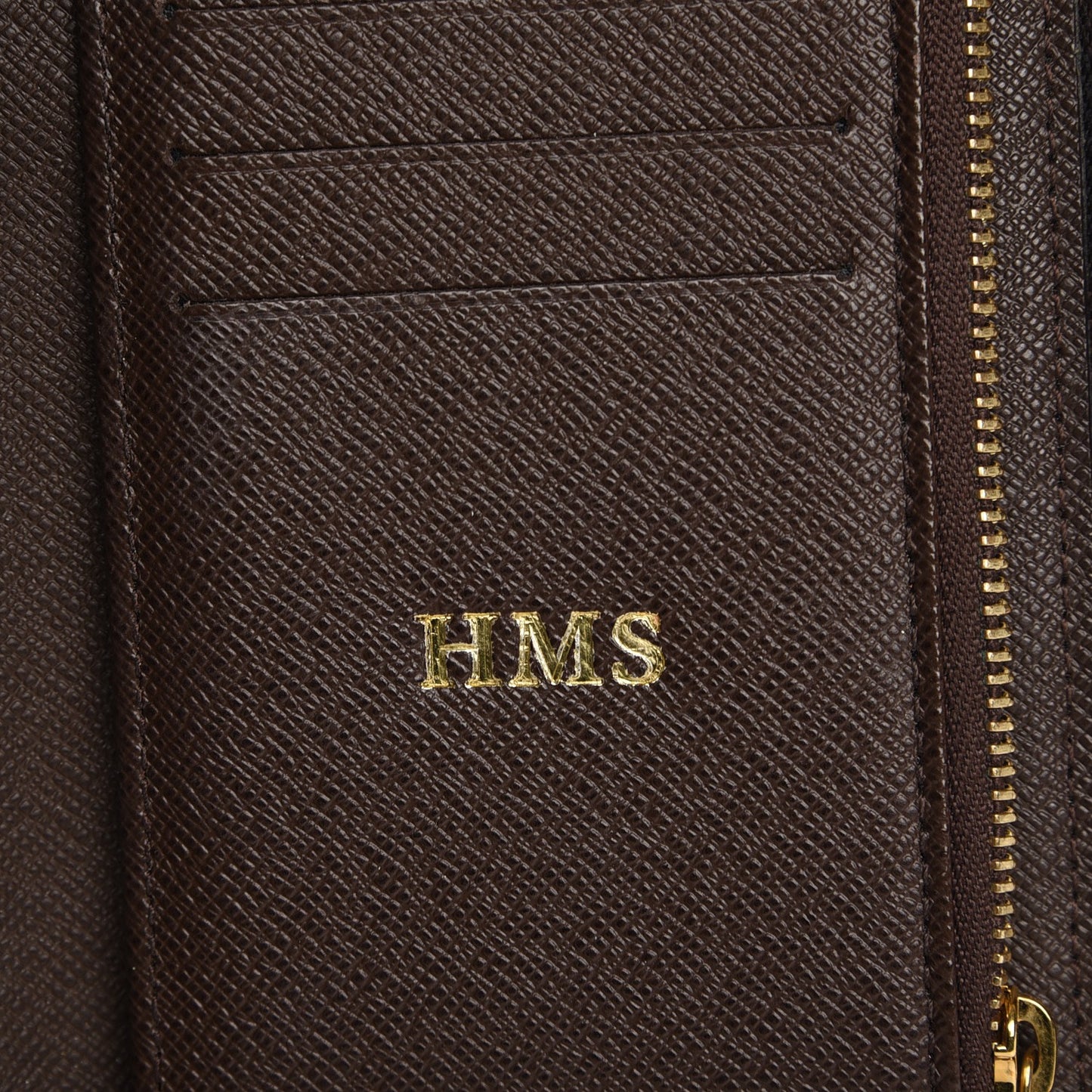 Damier Ebene Zippy Compact Wallet