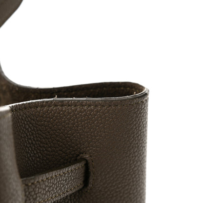 Celine Soft Grained Calfskin Small Belt Cabas Phantom Taupe 13 of 14