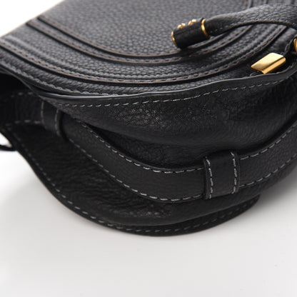 Chloe Calfskin Mini Marcie Round Crossbody Bag Black 7 of 9