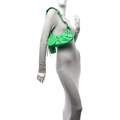 Balenciaga Agneau Arena Le Cagole Shoulder Bag XS Vivid Green 2 of 10
