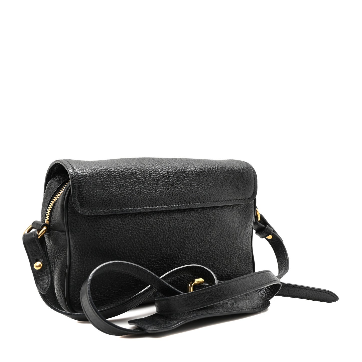 Vitello Phenix Crossbody Bag Black