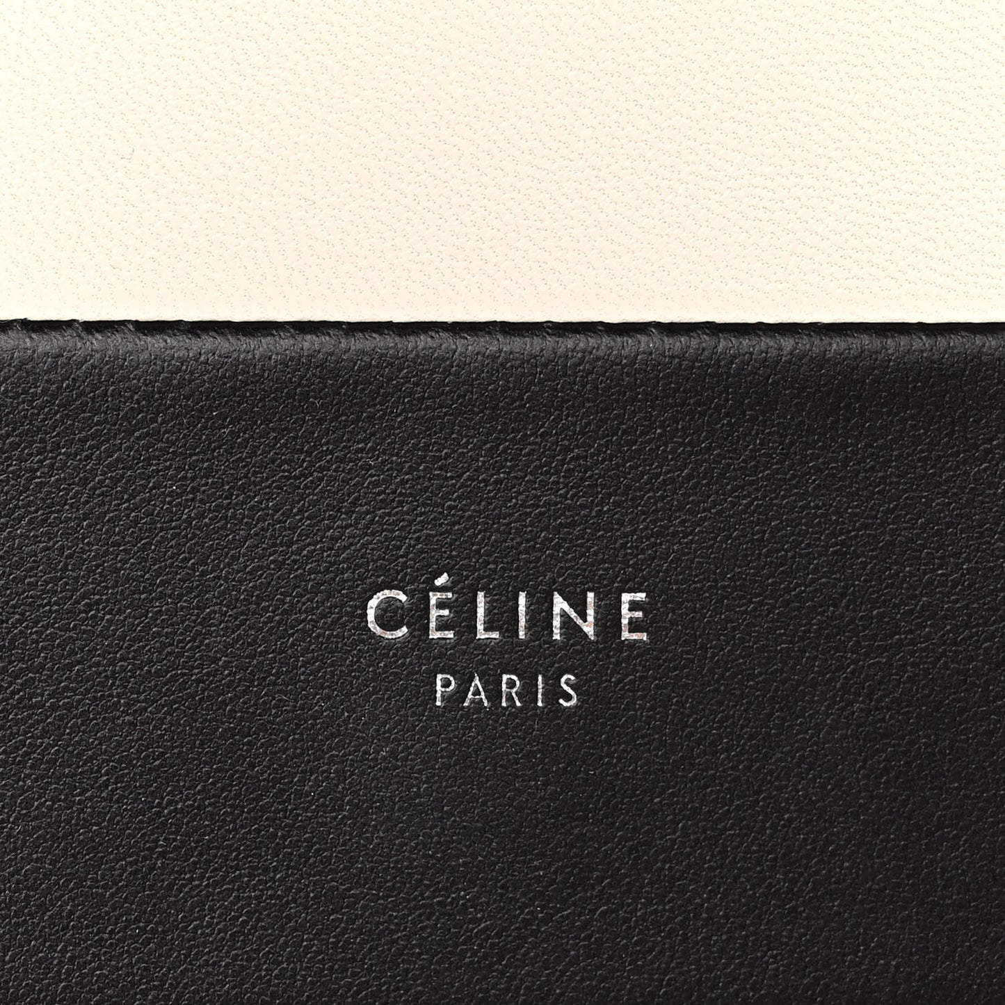 Smooth Lambskin Frame Evening Chain Clutch Black White