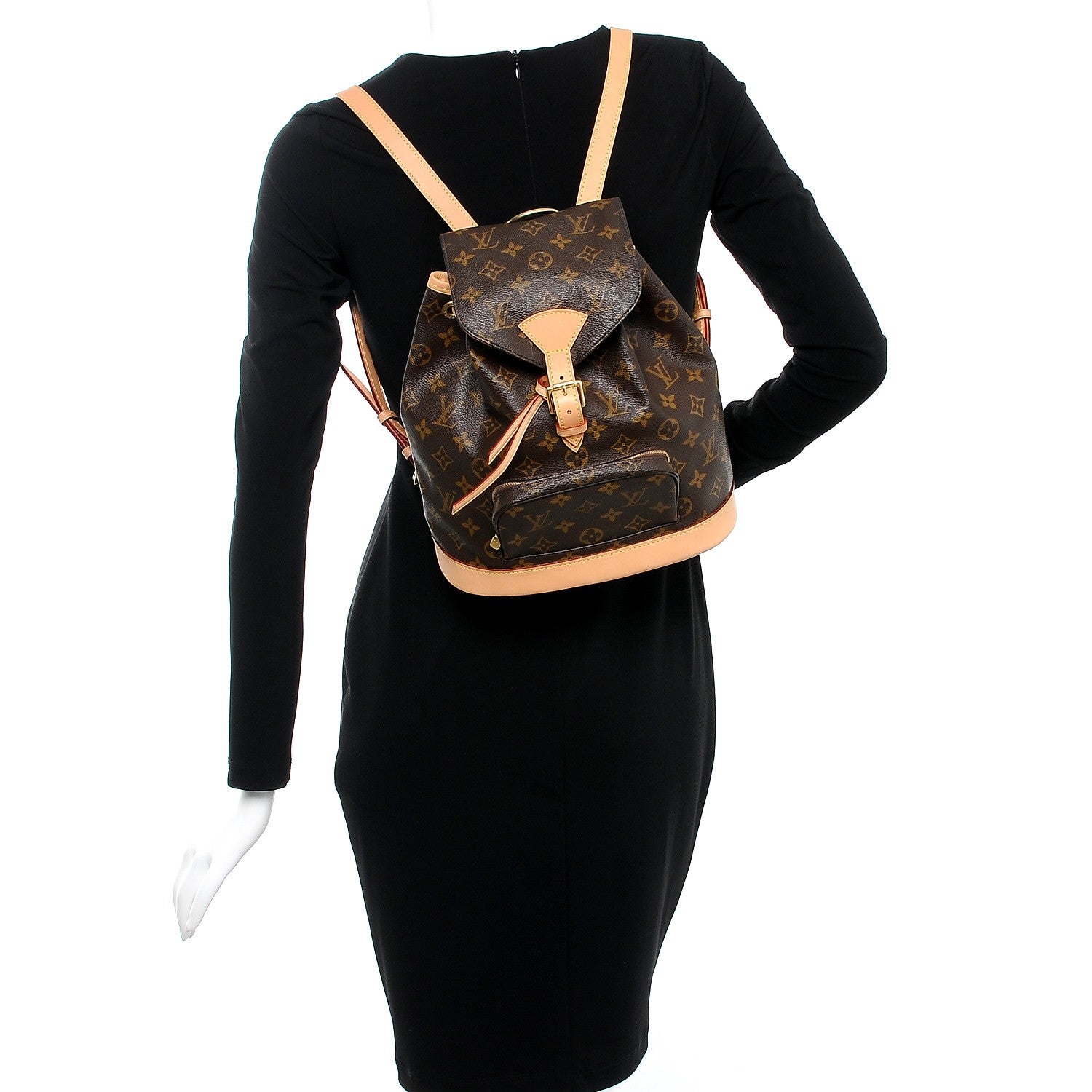 Louis Vuitton Monogram Montsouris MM Backpack 2 of 7