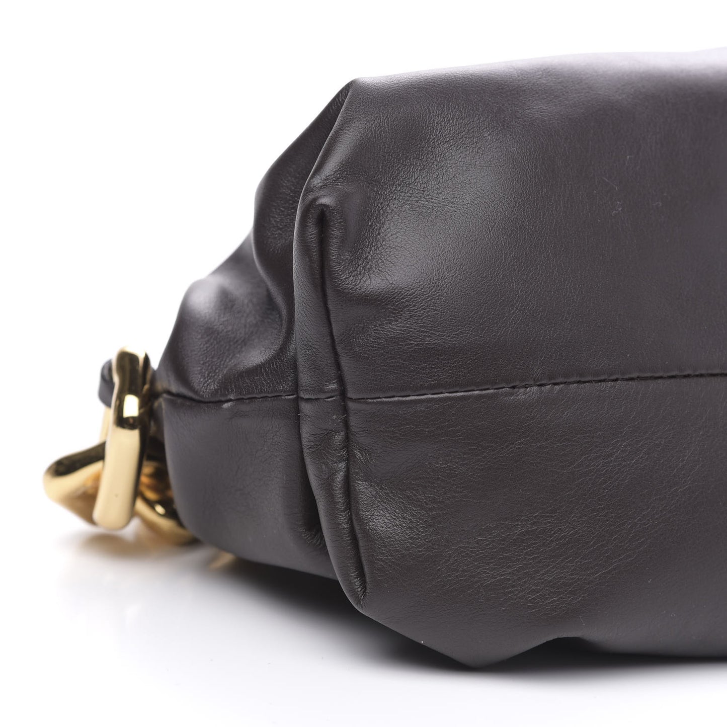 Calfskin The Pouch Chain Ebano