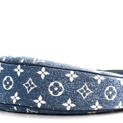 Louis Vuitton Monogram Jacquard Denim Loop Bleu 9 of 9