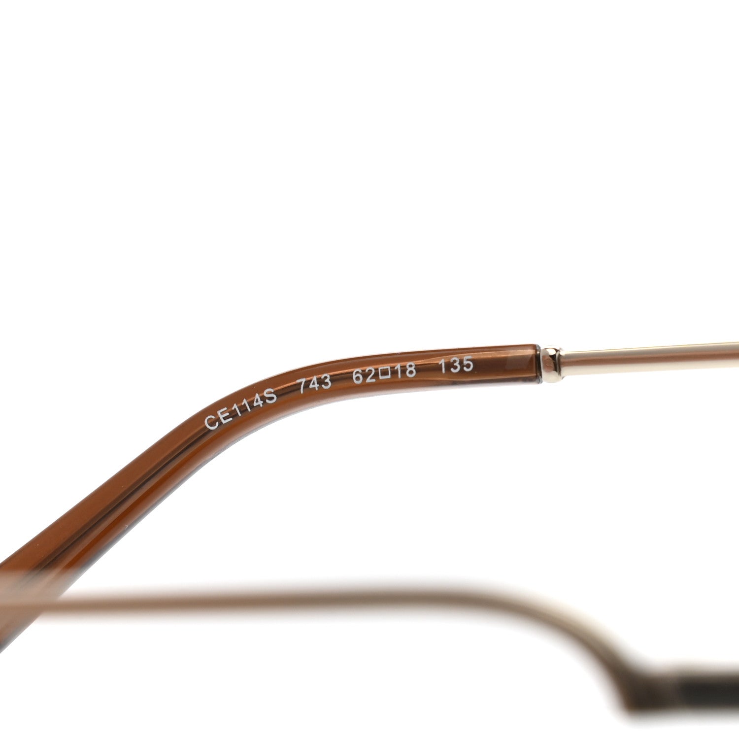 Chloe Oversized Round Carlina Oversized Round Sunglasses CE114S Gold 6 of 7