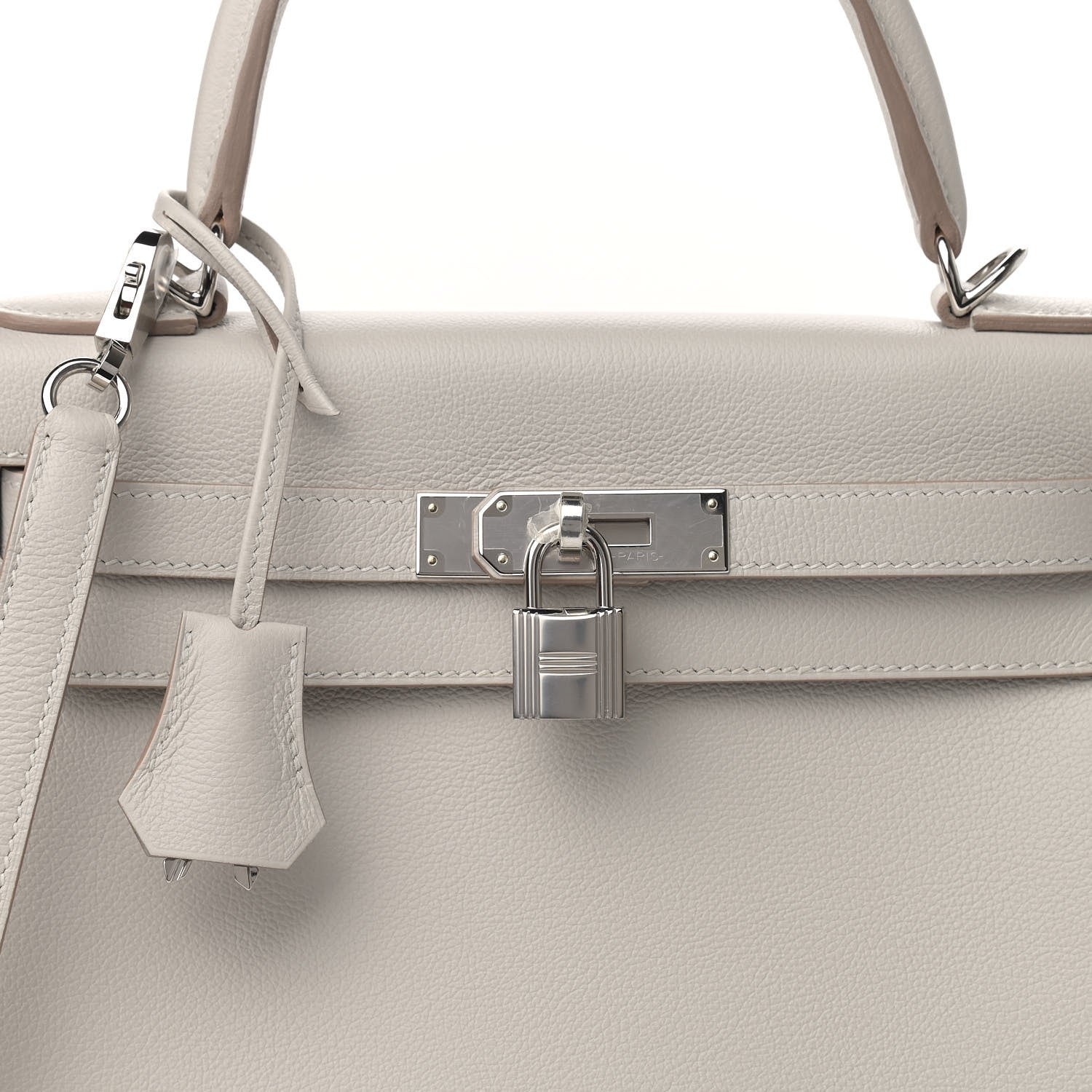 Hermes Evercolor Kelly Retourne 28 Gris Perle 8 of 11