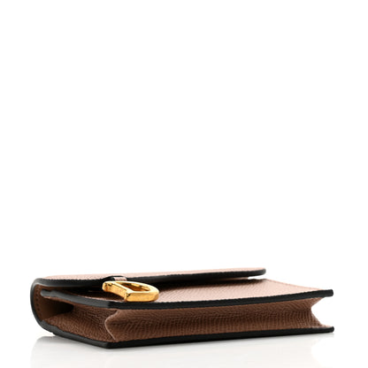 Christian Dior Grained Calfskin Saddle Card Holder Fard 4 of 9