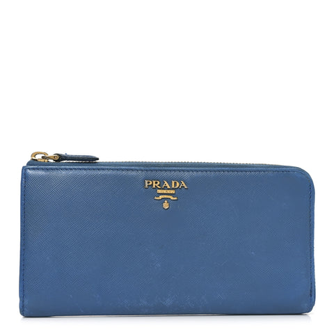 Vitello Move Half Zip Wallet Cobalto