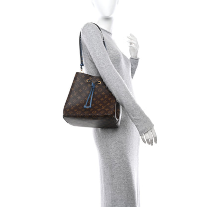 Louis Vuitton LOUIS VUITTON Monogram Neonoe MM Blue Jean 2 of 9