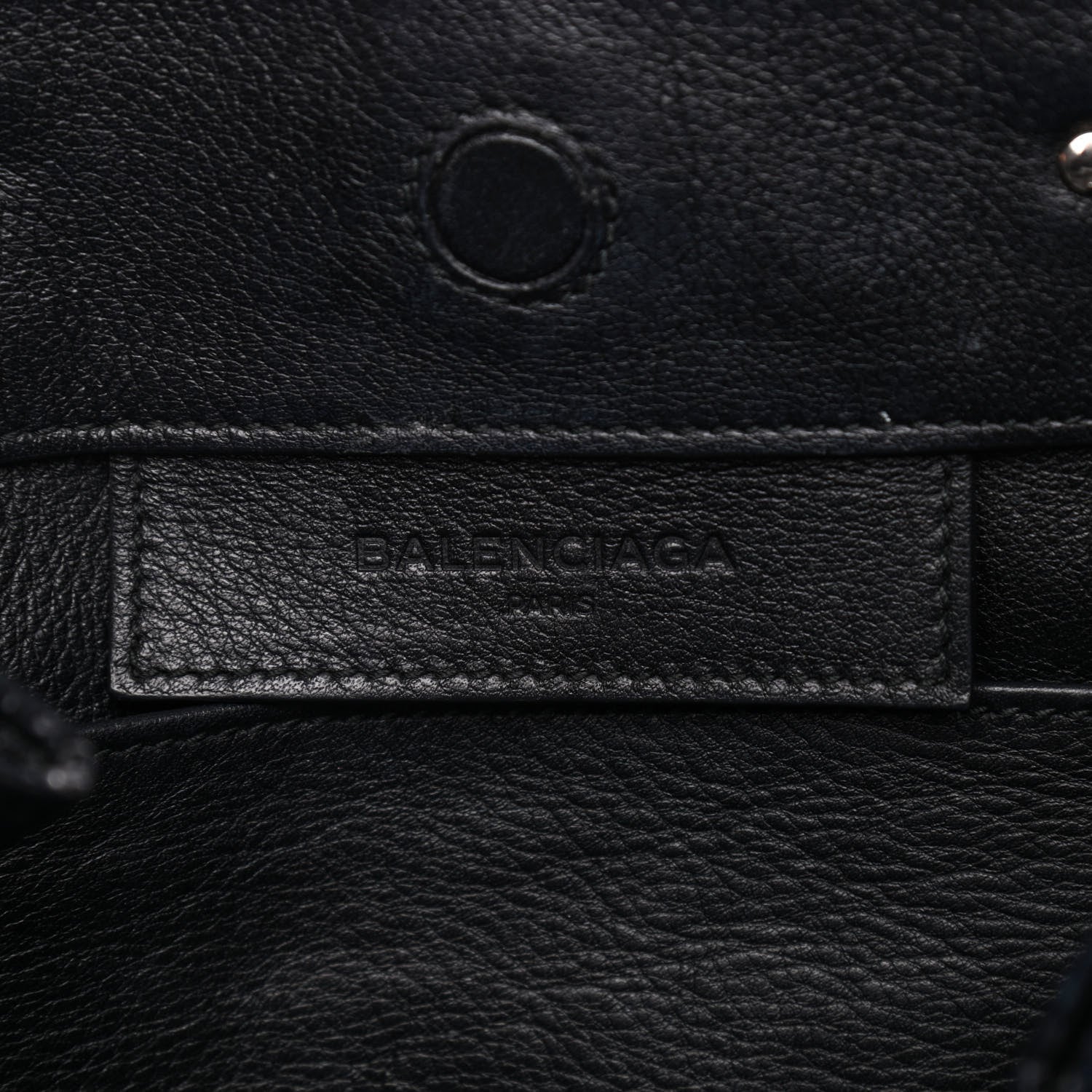 Balenciaga Veau Papier A6 Zip Around Tote Black 6 of 10