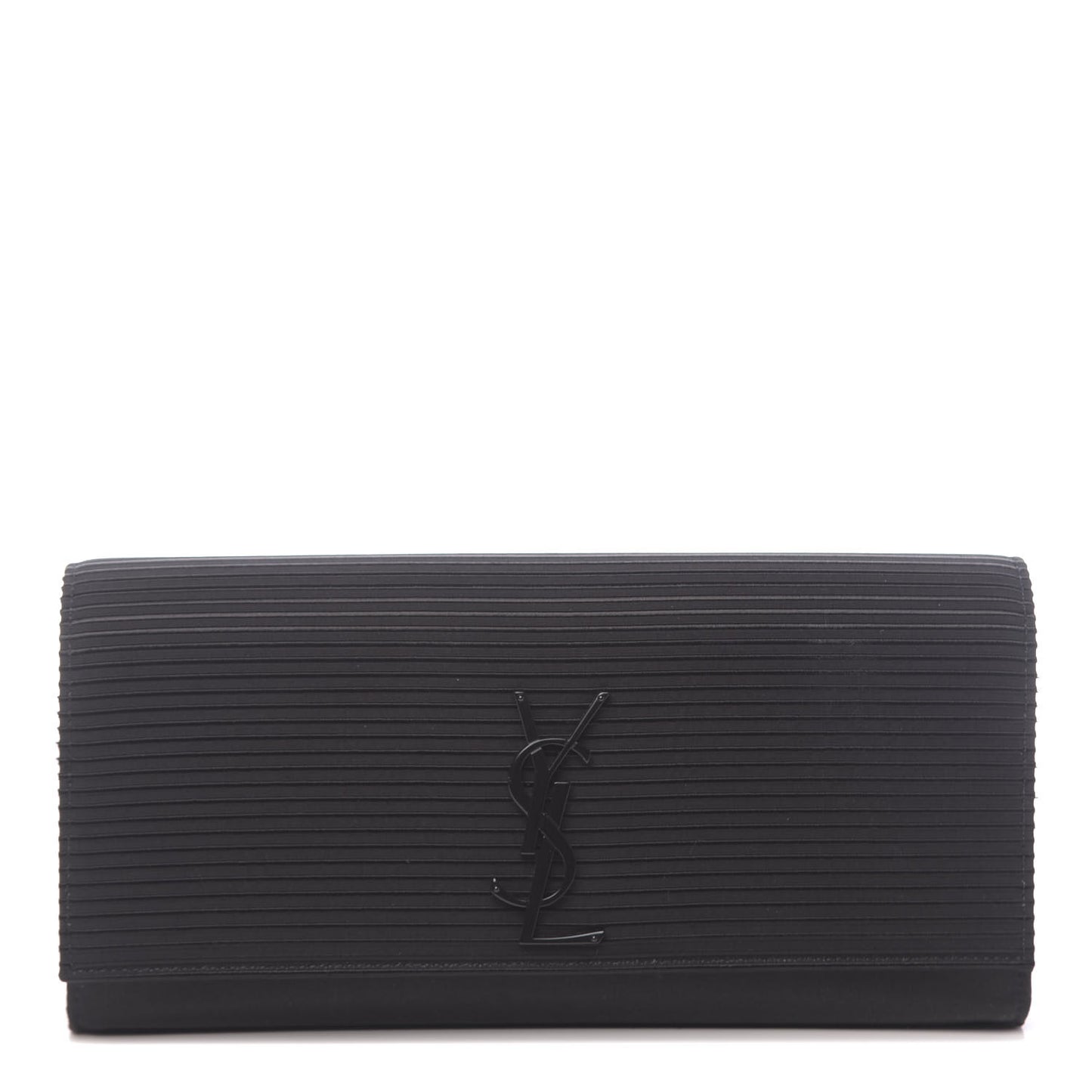 Viscose Monogram Cassandre Clutch Black