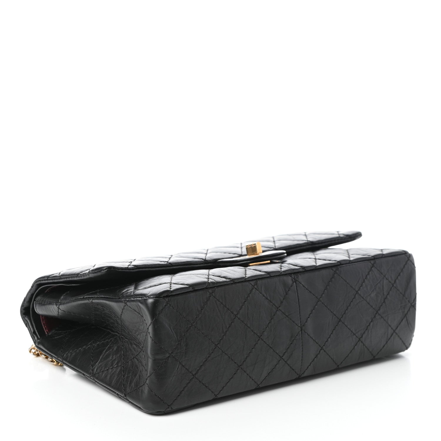 Chanel Aged Calfskin Quilted 2.55 Reissue 227 Flap Black 4 of 10