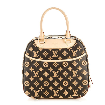 Louis Vuitton Monogram Tuffetage Deauville Cube Caramel 1 of 7