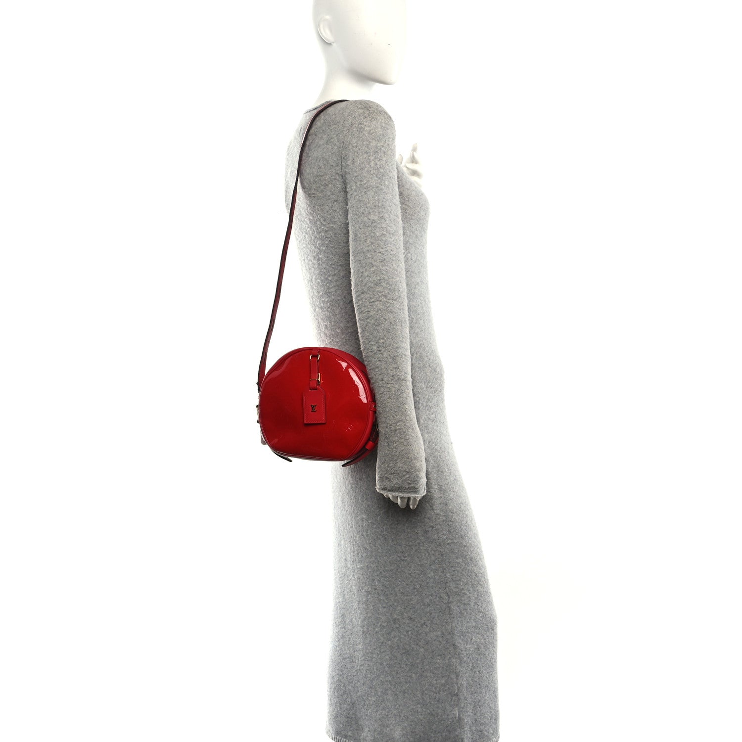 Louis Vuitton Vernis Boite Chapeau Souple MM Rouge 2 of 9