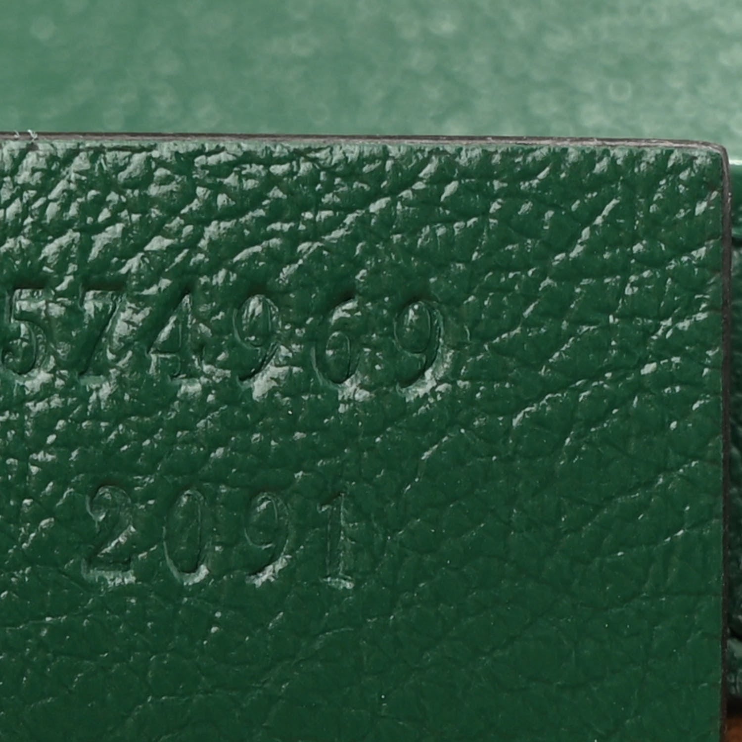 Gucci Azalea Calfskin Enamel Matelasse Diagonal Super Mini Torchon GG Marmont Shoulder Bag New Shamarock Emerald 7 of 11