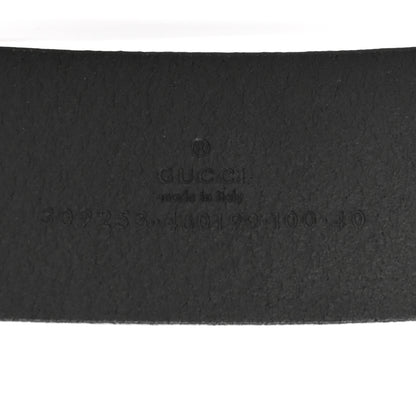 Gucci Calfskin Studded Interlocking G Belt 100/40 Black 5 of 7
