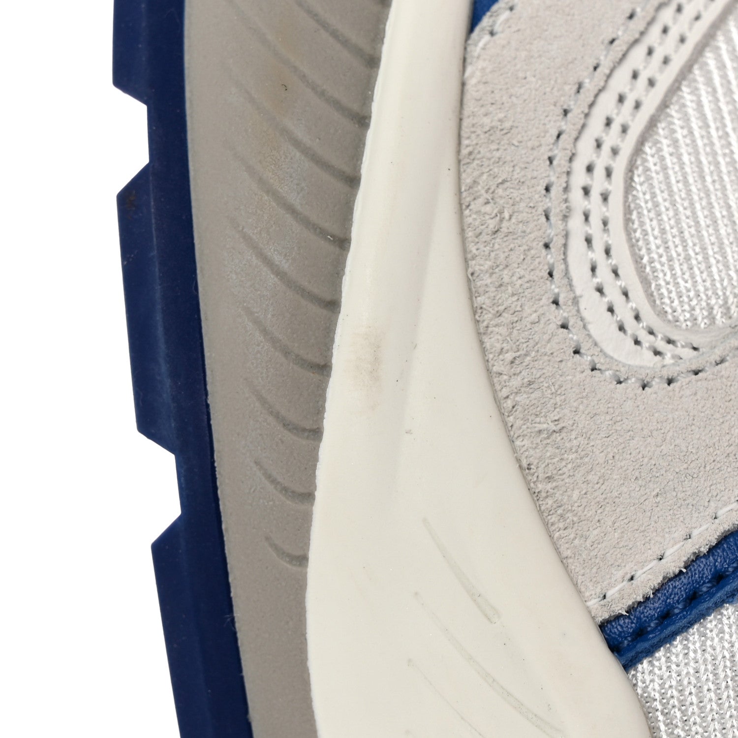 Louis Vuitton Suede Calfskin Technical Fabric Monogram Trail Sneakers 10 White Red Blue 9 of 13