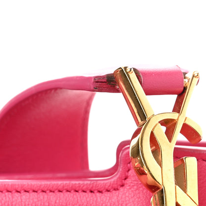 Saint Laurent Calfskin Small Monogram Cabas Fuchsia 13 of 16