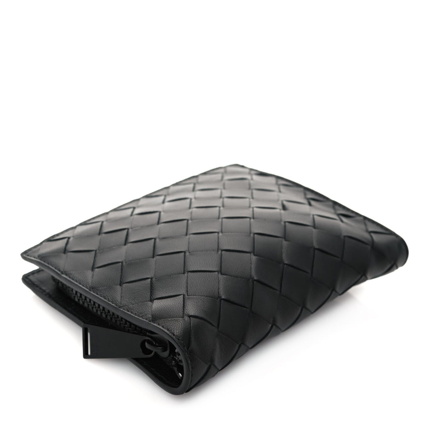 Nylon Nappa Intrecciato Convertible Tote Khaki Black
