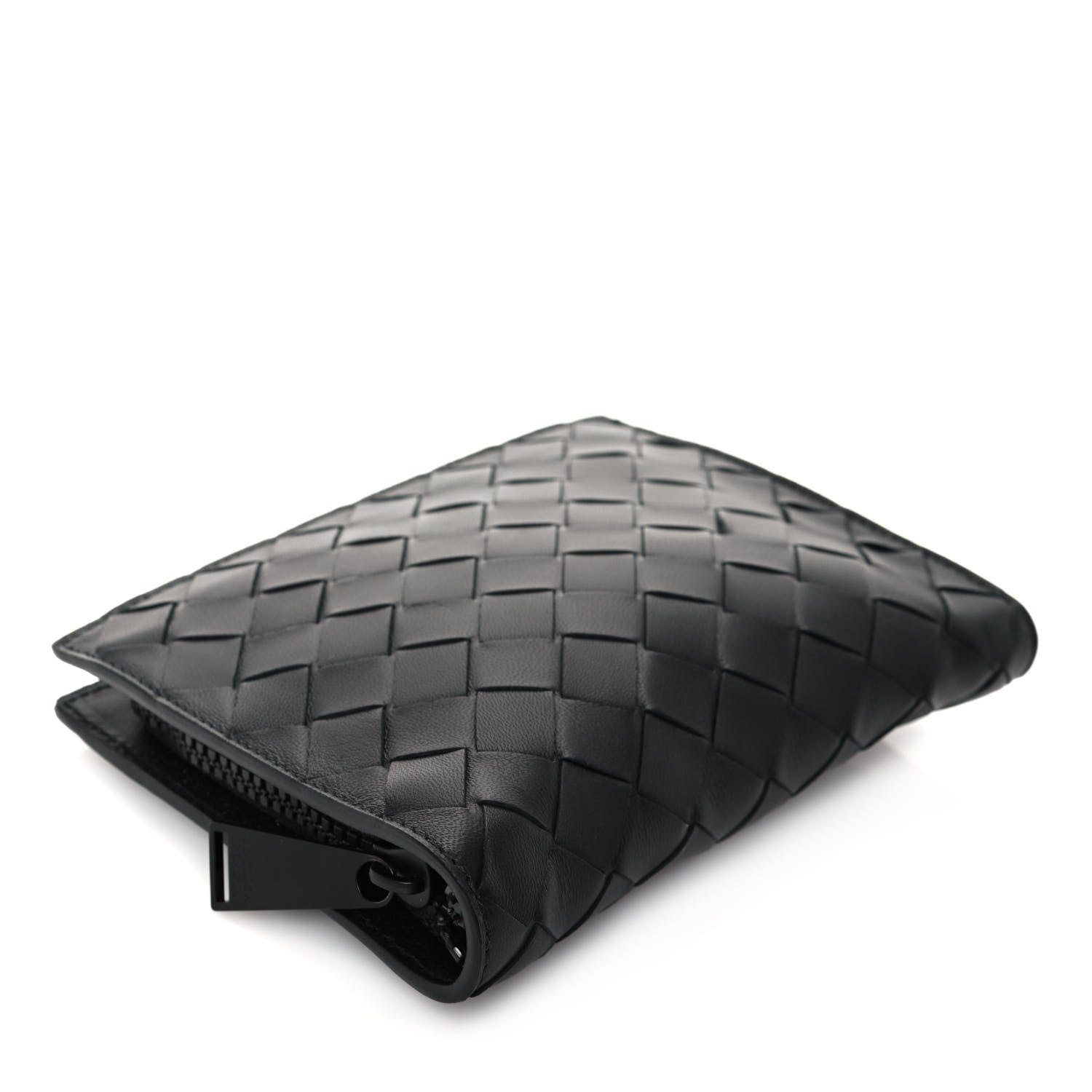 Bottega Veneta Nylon Nappa Intrecciato Convertible Tote Khaki Black 15 of 21