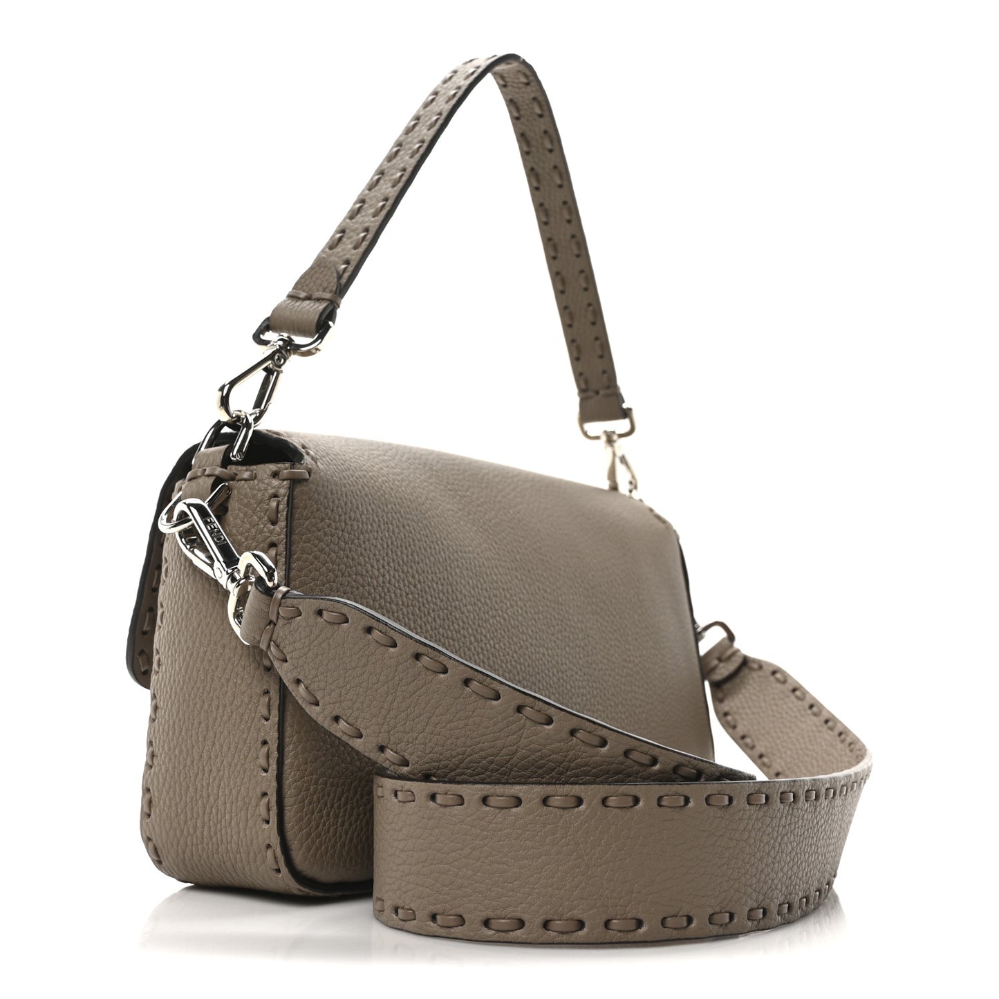 Cuoio Roma Sellerissima Nappa Sintetica Tape Stitch Baguette Corda