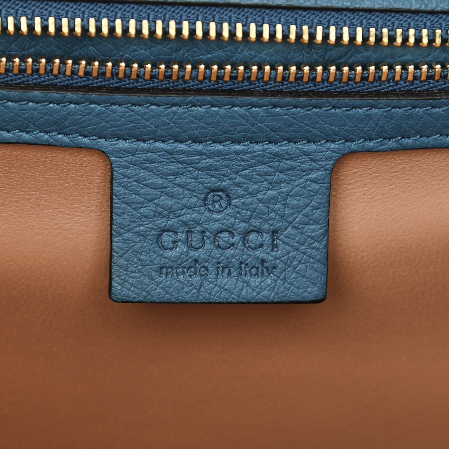 Ostrich Medium Sylvie Top Handle Bag Deep Cobalt