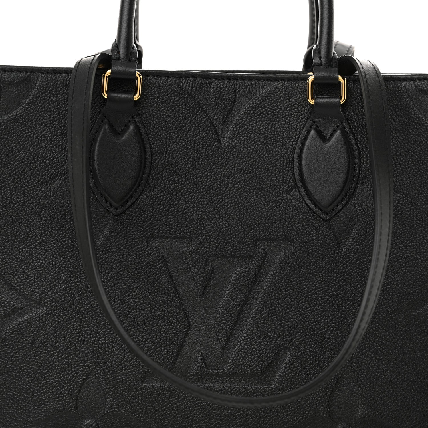 Louis Vuitton Empreinte Monogram Giant OnTheGo MM Black 7 of 11