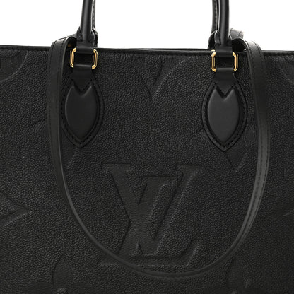 Louis Vuitton Empreinte Monogram Giant OnTheGo MM Black 7 of 11