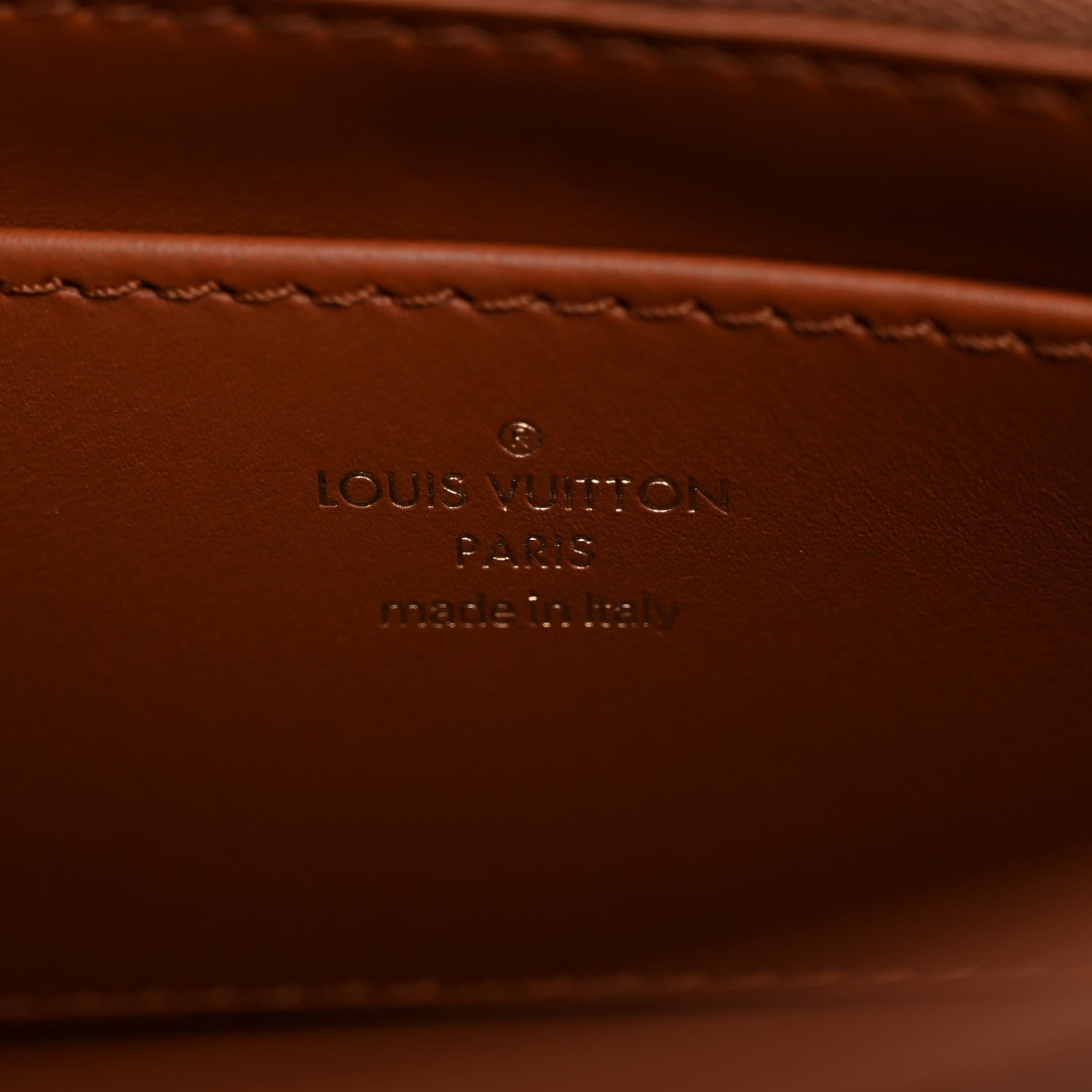 Louis Vuitton Lambskin Malletage Top Handle GO-14 MM Tan 7 of 10