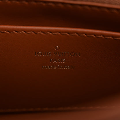 Louis Vuitton Lambskin Malletage Top Handle GO-14 MM Tan 7 of 10
