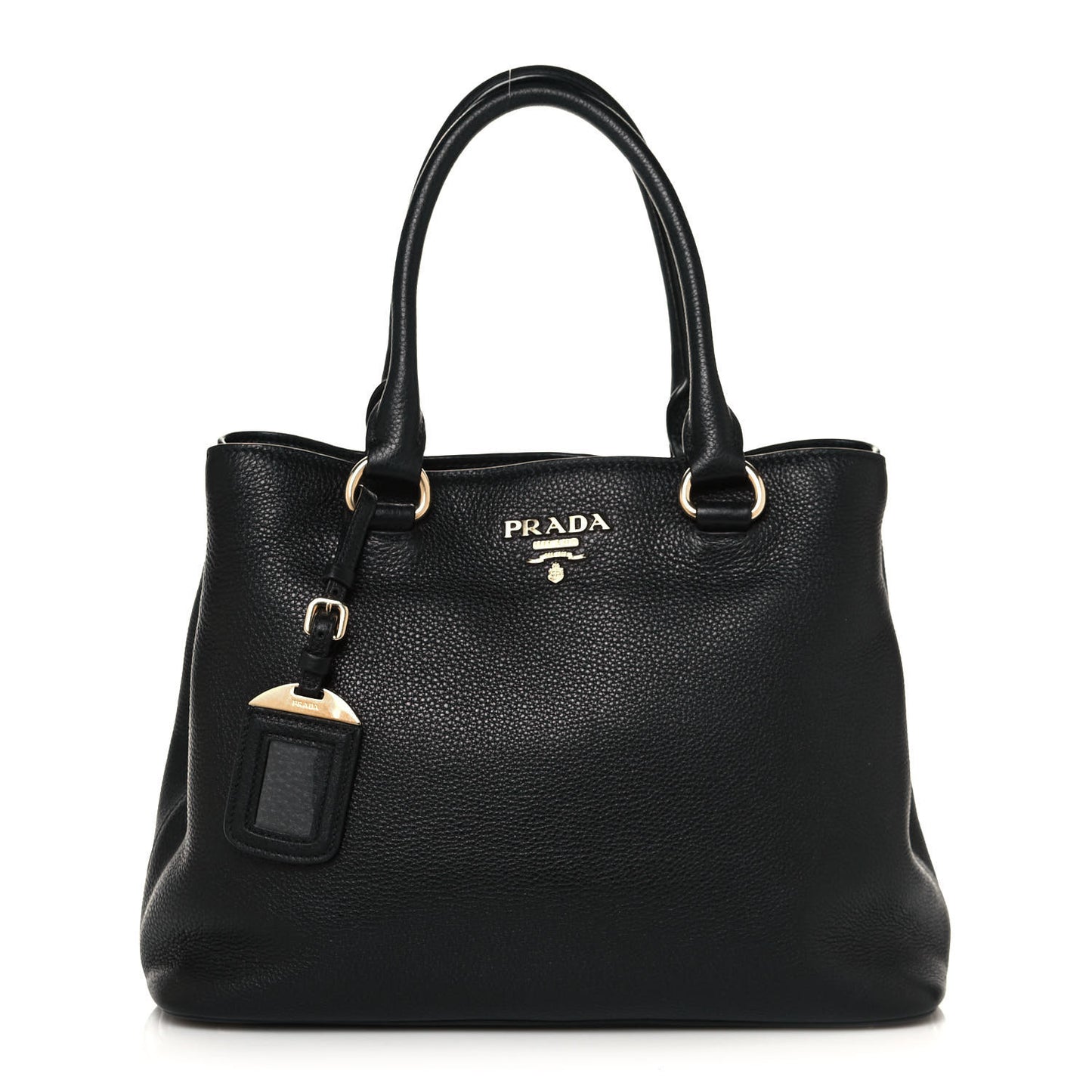 Vitello Daino Tote Black