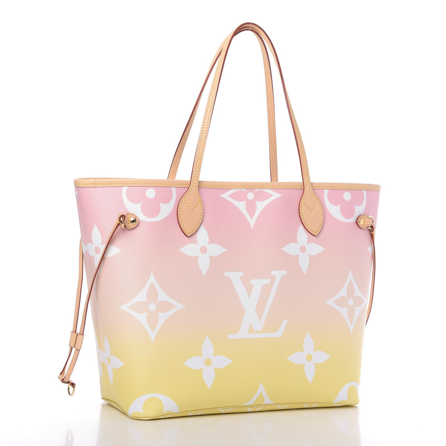 Monogram Giant By The Pool Neverfull MM Light Pink