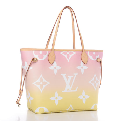 Louis Vuitton Monogram Giant By The Pool Neverfull MM Light Pink 3 of 9