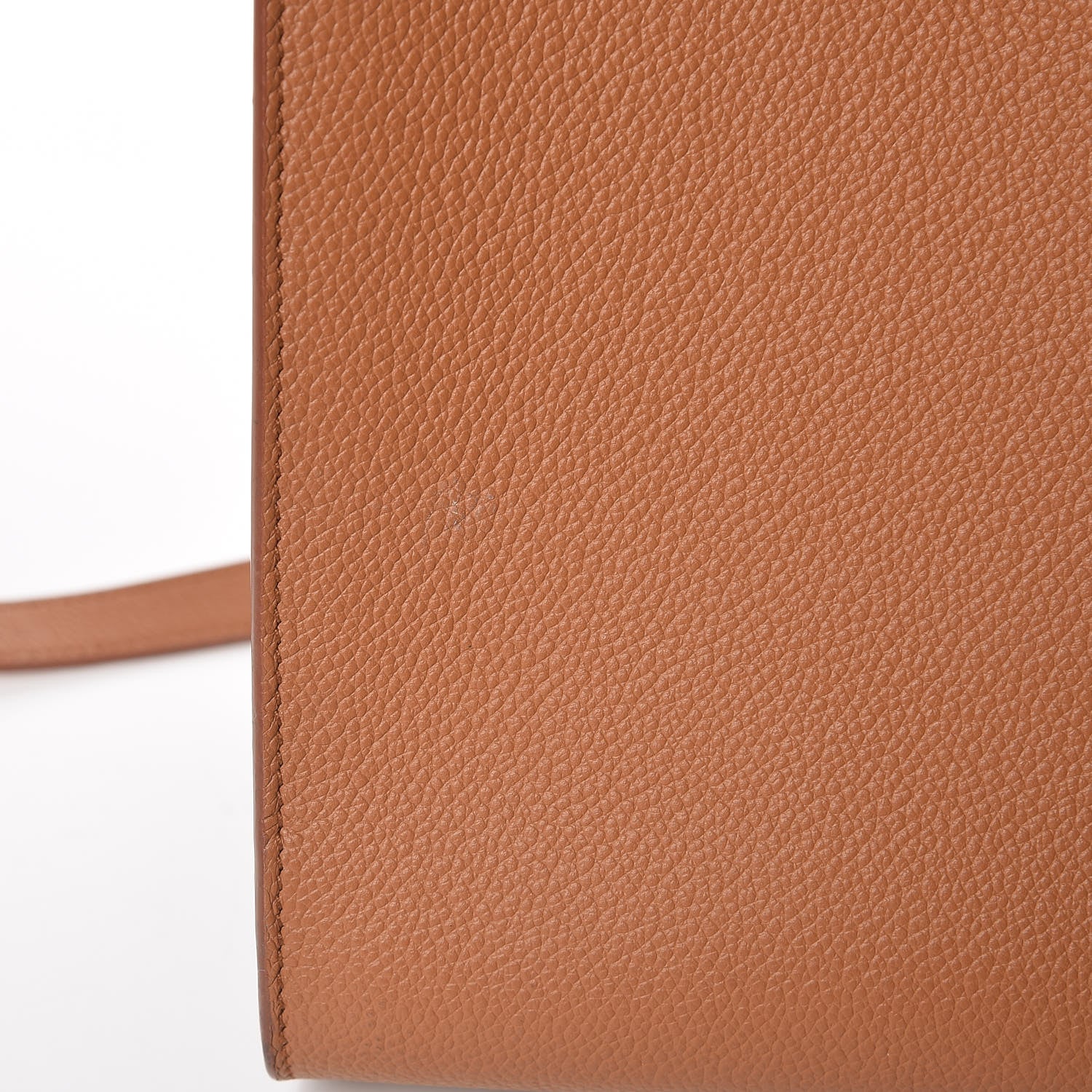 Saint Laurent Grained Calfskin Small Sac De Jour Saddle Brown 14 of 16