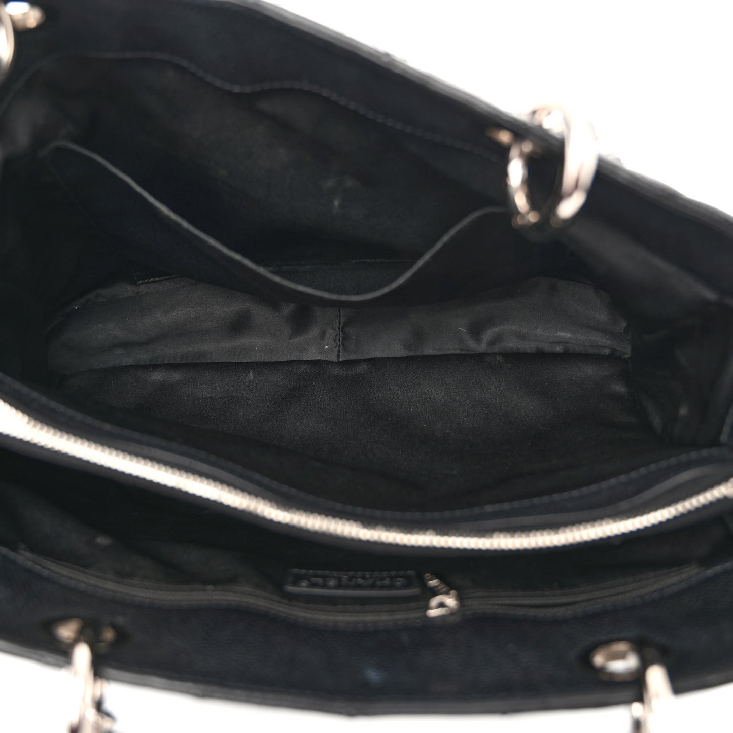 Caviar Quilted Grand Shopping Tote GST Black