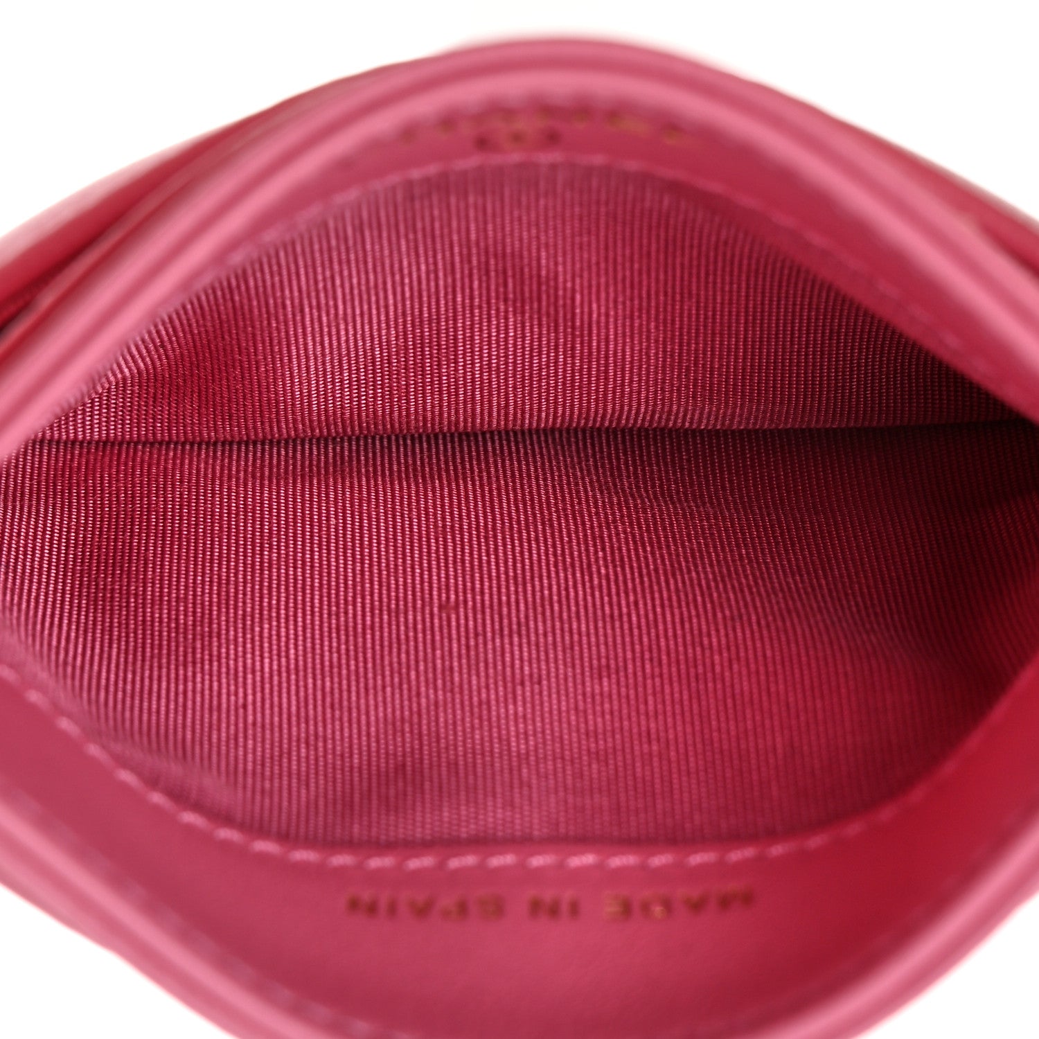 Chanel Lambskin Quilted Chanel 19 Card Holder Pink 5 of 9