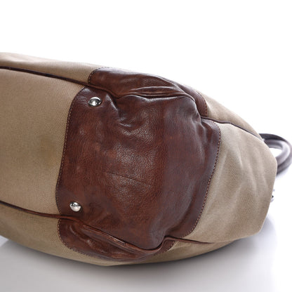 Prada Jacquard Logo Frame Brown 12 of 25