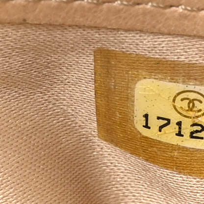 Chanel Lambskin Embossed Camellia Large Gusset Flap Wallet Pink 9 of 12