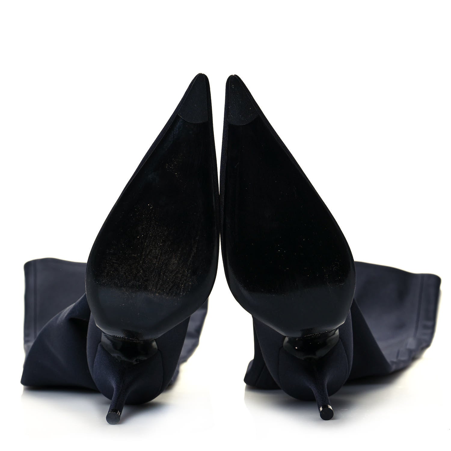 Balenciaga Spandex Pointed Toe Knife Thigh High Boots 39 Black 5 of 7