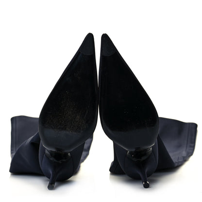 Balenciaga Spandex Pointed Toe Knife Thigh High Boots 39 Black 5 of 7