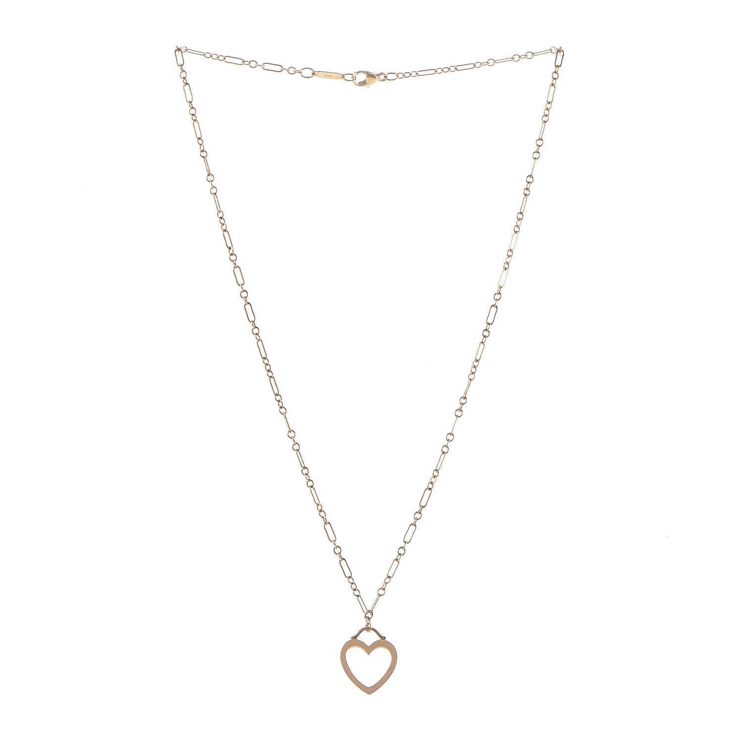 Tiffany 18K Rose Gold Small Sentimental Heart Pendant Necklace 3 of 7