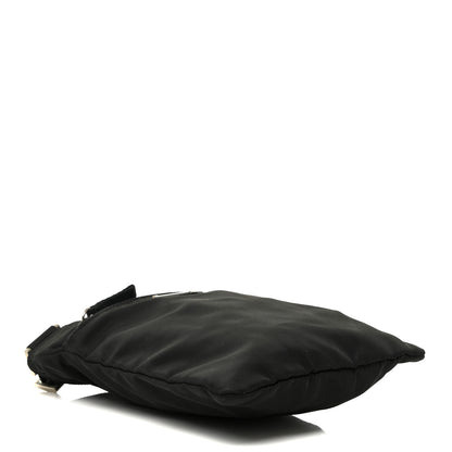 Prada Nylon Small Flat Messenger Bag Black 3 of 9