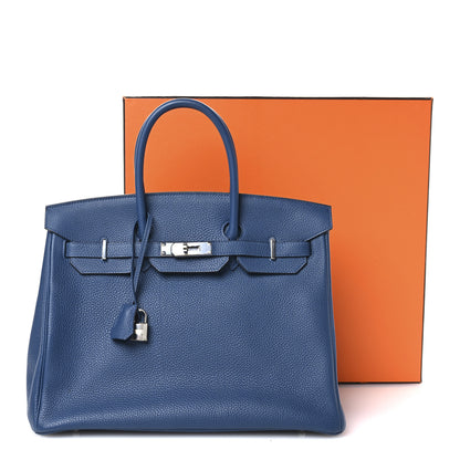 Hermes Togo Birkin 35 Deep Bleu 11 of 11